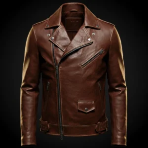 JH Noir Leather Jacket (Brown)